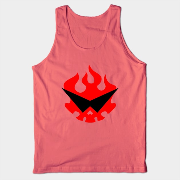 Cutest Gurren Lagann Logo Tank Top by emodist